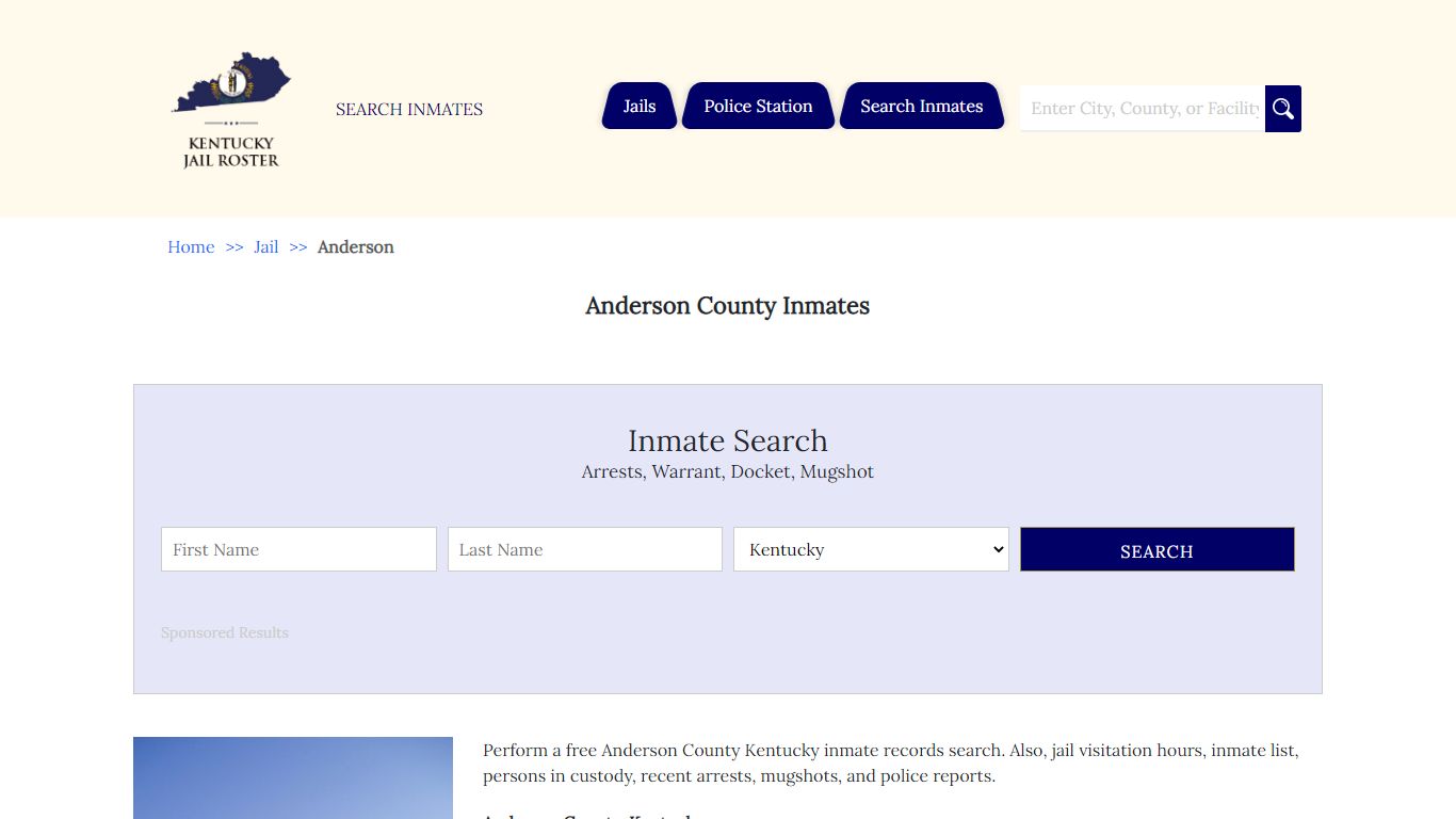 Anderson County Inmates - Jail Roster Search